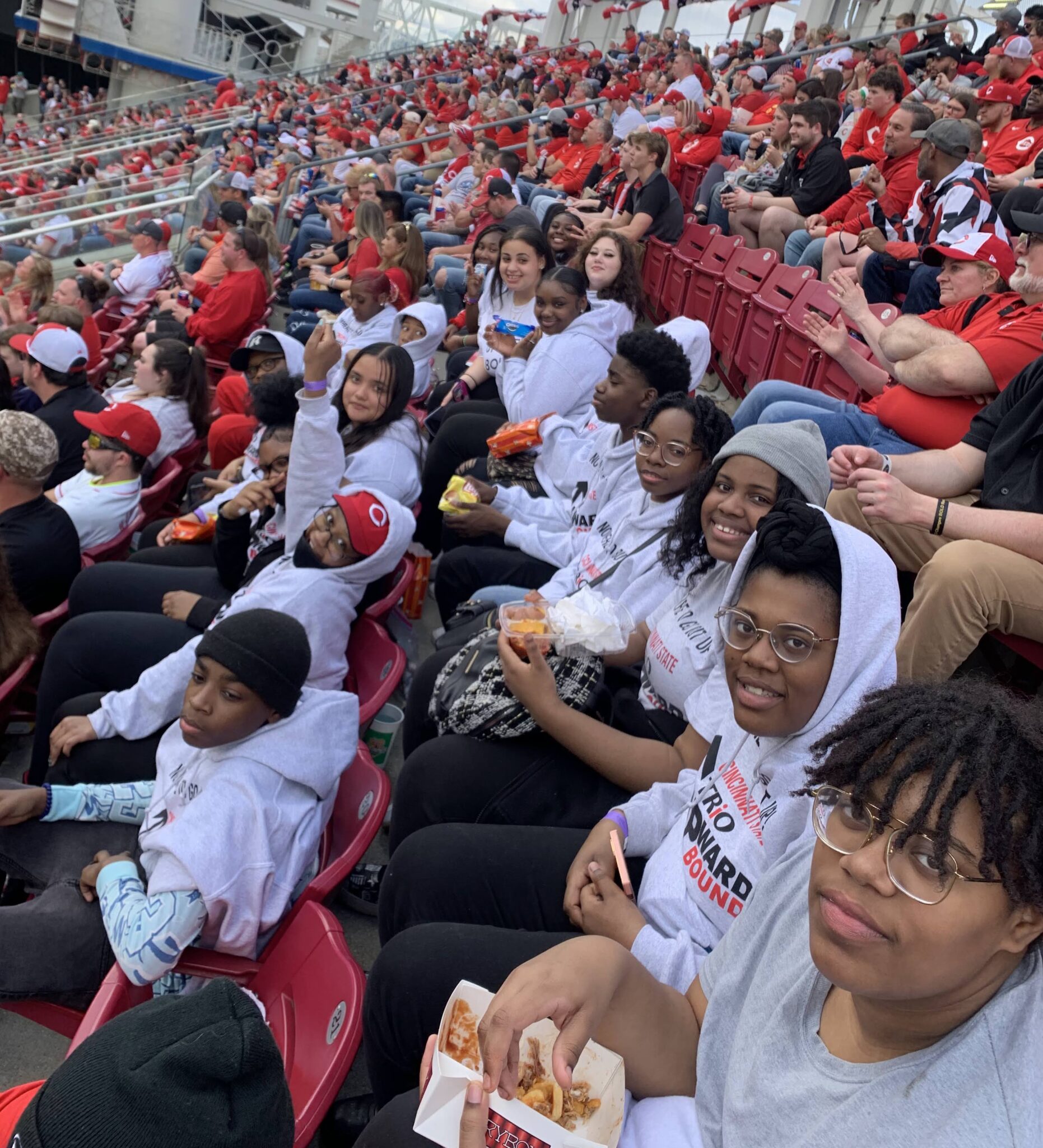 Cincinnati State joined Reds Opening Day festivities Cincinnati State